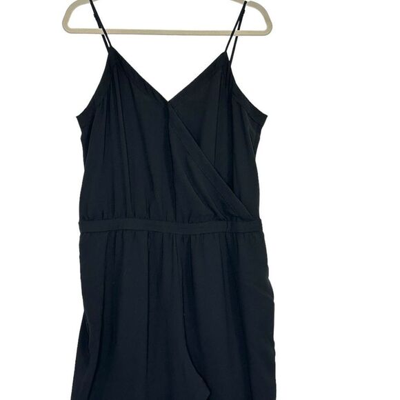 Madewell Faux Wrap Cami Jumpsuit in Black | Size L - Picture 5 of 11